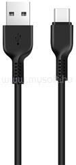 hoco. X20 adatkábel (USB - Type-C, gyorstöltő, 100cm, törésgátló) FEKETE (HOCO_X20_TYPE-C_1M_B) (HOCO_X20_TYPE-C_1M_B)