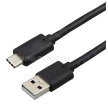 Gigapack Adatkábel (USB - Type-C, gyorstöltő, 100cm) FEKETE (GP-60577) (GP-60577)