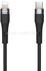 Nillkin FLOWSPEED adatkábel (Type-C - lightning, 27W, PD gyorstöltő, 100cm) FEKETE (GP-149789) (GP-149789)