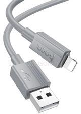 hoco. X107 adatkábel (USB - lightning, 2.4A, 100cm) VILÁGOSSZÜRKE (HOCO_X107_USB_LIGHTNING_G) (HOCO_X107_USB_LIGHTNING_G)