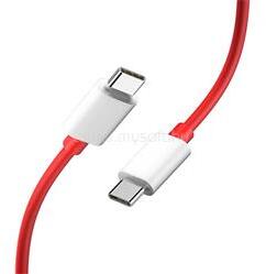 OnePlus WARP adatkábel Type-C - Type-C, 150cm, PIROS (5481100048) (5481100048)