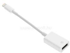 Gigapack iPhone 14 Plus / 14 Pro Max / 14 Pro GIGAPACK Adapter kábel USB aljzat - lightning, 20cm, FEHÉR (GP-146619) (GP-146619)