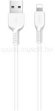 hoco. X13 adatkábel (USB - lightning, 100cm, törésgátló) FEHÉR (HOCO_X13_W_LIGHTNING) (HOCO_X13_W_LIGHTNING)