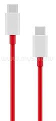 OPPO adatkábel USB - Type-C, 100cm, PIROS (OPPO_DL122) (OPPO_DL122)
