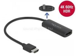 Delock Adapter HDMI-A-dugós csatlakozó - DisplayPort-csatlakozóhüvely 4K 60 Hz (DL63206) (DL63206)