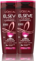 L'Oréal Elseve Full Resist erősítő sampon, Törékeny, hullásra hajlamos hajra, 2 x 400ml