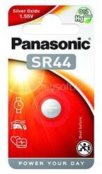 Panasonic óraelem SR44, ezüst-oxid, 1db/csomag (SR-44L/1BP) (SR-44L/1BP)