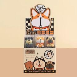 QX Kutya mintás radír - többféle (307011) - jateknet