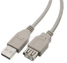 Gigapack Kábel hosszabbító USB - USB, 180cm, VILÁGOSSZÜRKE (GP-33045) (GP-33045)
