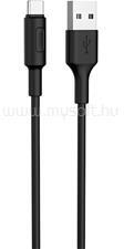 hoco. X25 adatkábel (USB - Type-C, gyorstöltő, 100cm) FEKETE (HOCO_X25_TYPE_1M_B) (HOCO_X25_TYPE_1M_B)