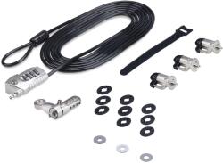 Startech StarTech. com 3M4-DESK-LOCKING-KIT Fekete, Ezüst 3 M kábelzár (3M4-DESK-LOCKING-KIT)