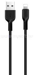 hoco. X20 adatkábel (USB - lightning, gyorstöltő, 100cm, törésgátló) FEKETE (HOCO_X20_LIGHT_1M_B) (HOCO_X20_LIGHT_1M_B)