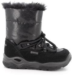 Primigi Primigi, Csizma nyersbőr részletekkel, Fekete, 25 EU (6861500-BLACK-LAMINATED-BLACK-25)