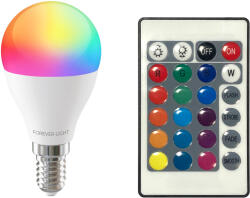 Forever Light LED Izzó RGB E14 G45 5W 500lm 4000K osztály F