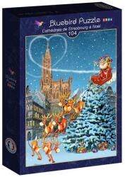 Bluebird Puzzle 104 db-os puzzle - Strasbourg Cathedral at Christmas (90066) (90066)