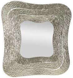 Mauro Ferretti szögletes tükör, ezüst fém, 74x7x79 cm (0661410000)