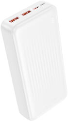 BOROFONE Power Bank 20000mAh BJ80A Clever - 2xUSB + Type C - QC 3.0 22, 5W + PD 20W fehér
