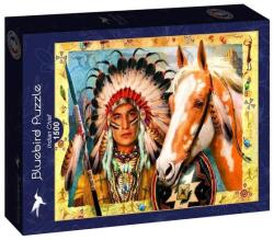 Bluebird Puzzle 1500 db-os puzzle - Indian Chief (90883) (90883)