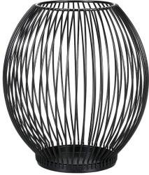 Karll Encoft gyertyatartó, fém, fekete, 24 x 19 x 11 cm (PX001B5FW63)