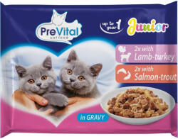 PreVital nedves macskaeledel junior 4x100 - 400 g