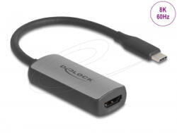 Delock ? USB Type-C adapter HDMI (DP Alt mód) 8K 60 Hz -hoz HDR és HDCP (64264) (64264)