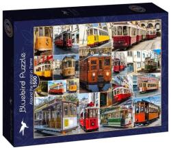 Bluebird Puzzle 1500 db-os puzzle - Around the World in Trams (91056) (91056)