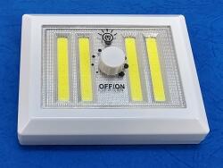 Lampa led portabila cu baterii, putere 12W 4xCOB, fixare magnet, variator, lumina rece, NAN014 (NAN014)