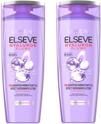 L'Oréal Elseve Hyaluron Plump hidratáló sampon dehidratált hajra, 2x400 ml