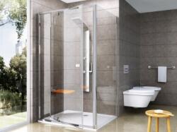 RAVAK Pivot PDOP2+PPS zuhanykabin szatén (03GA0U00Z1+90G40U00Z1)