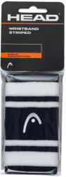 Head Wristband STRIPED 5 Navy/White Csuklópántok