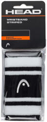 Head Wristband STRIPED 5 Black/White Csuklópántok