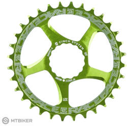 Race Face Cinch NW konverter, 1x12, zöld (32T)