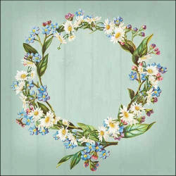 Ambiente Enjoy The Little Things green Papírszalvéta 33X33cm, 20db-os