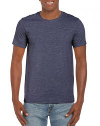 Gildan Logózható uniszex póló Gildan GI64000 Softstyle -XL, Heather Navy