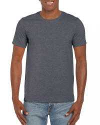 Gildan Logózható uniszex póló Gildan GI64000 Softstyle -5XL, Dark Heather