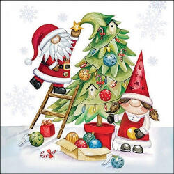 Ambiente gonks Decorating Tree Papírszalvéta 33X33cm, 20db-os - fizz