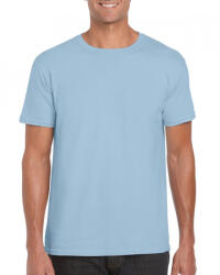 Gildan Logózható uniszex póló Gildan GI64000 Softstyle -2XL, Light Blue