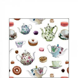 Ambiente Classic Tea Pots Papírszalvéta 25X25cm, 20db-os - fizz
