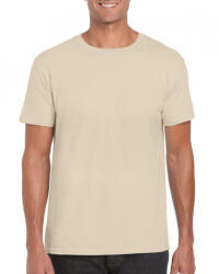 Gildan Logózható uniszex póló Gildan GI64000 Softstyle -XL, Sand