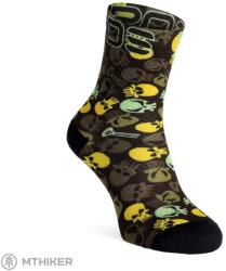 Karpos GREEN FIRE női zokni, fekete/puskazöld/boglárka (S/M (EU 34-38))