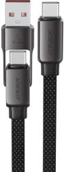 ACEFAST Cablu de Incarcare Type-C la USB, Type-C, 60W, 3A, Fast Charge, 1.2m - (C13-04) - Black (KF2349268) - vexio