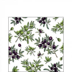Ambiente Olives All Over Papírszalvéta 25X25cm, 20db-os - fizz