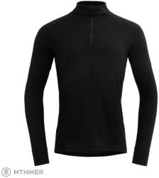 Devold Duo Active Merino 205 cipzáras nyakú póló, fekete (L)