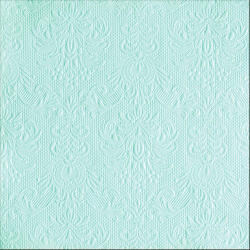 Ambiente Elegance Aqua Dombornyomott Papírszalvéta 40X40cm, 15db-os