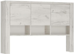 TEMPO KONDELA Polc Íróasztalhoz Typ 60, Fehér Craft, Angel