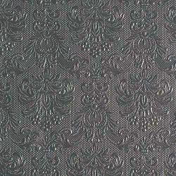 Ambiente Elegance Dark grey Dombornyomott Papírszalvéta 40X40cm, 15db-os
