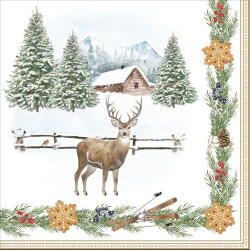 Easy Life Papírszalvéta 33X33cm, 20db-os, White Fores