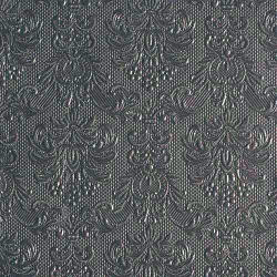 Ambiente Elegance Dark grey Dombornyomott Papírszalvéta 33X33cm, 15db-os
