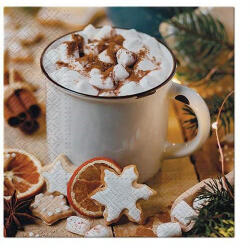 PAW Enamel Hot Mug Papírszalvéta 33X33cm, 20db-os - fizz