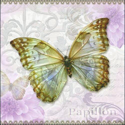 Ambiente Papillon Papírszalvéta 33X33cm, 20db-os - fizz